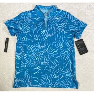 Nike Girl's Sz Small Standard Fit Dri-FIT Top Abstract Print Short Sleeve Shirt